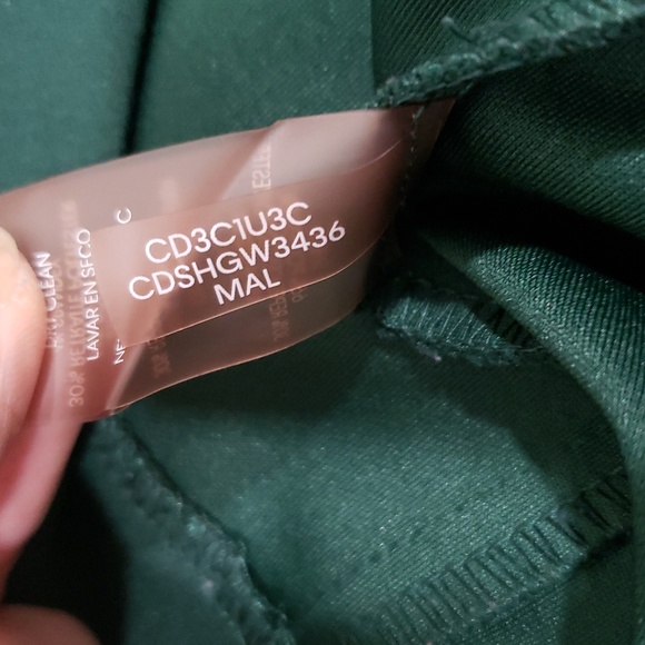 Calvin Klein Deep Green Midi Dress Womens Size 8 - Picture 7 of 8